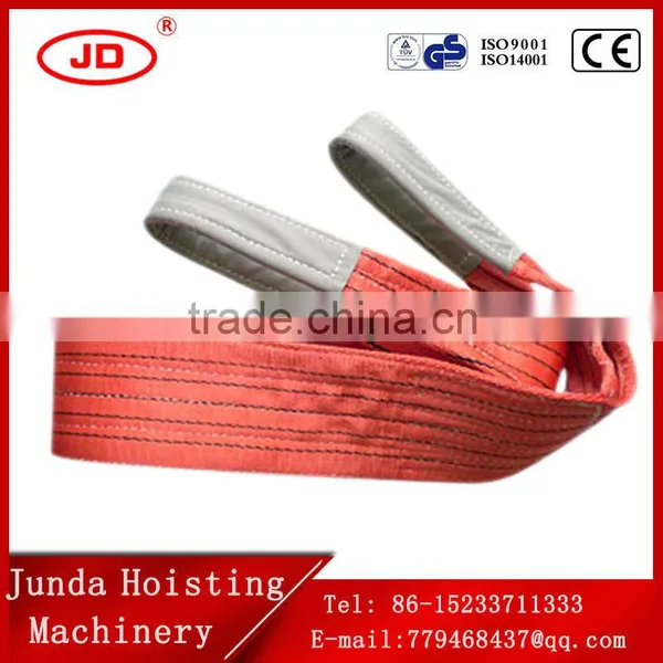 50mm 2000KG Polyester Flat Webbing Sling/Lifting Sling Belt for Steel Pipe photo-6