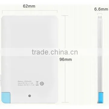 Credit Card Power Bank 2500mAh photo-5