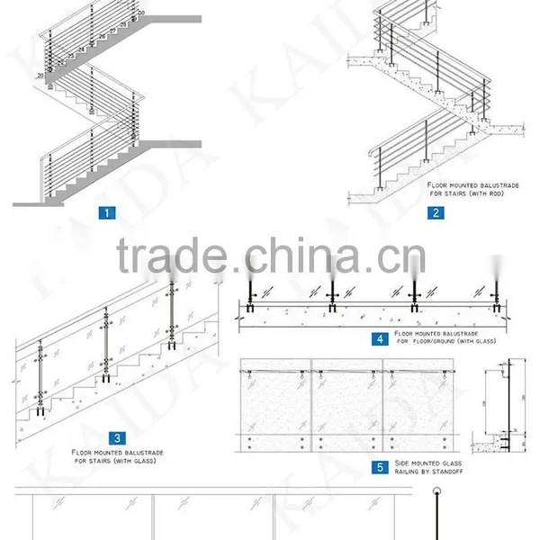 Adjustable Handrail Tube Support Bracket photo-6