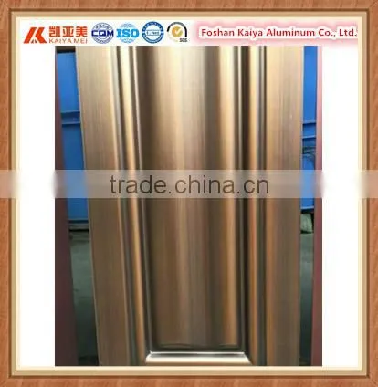 6063 T5 Aluminum Door Profile Broze Door Plate photo-3