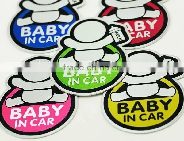 Custom Full Colors Baby on Board Car Stickers PVC Material and Body Stickers Use Car Full Body Vinyl Sticker --DH20448 photo-3