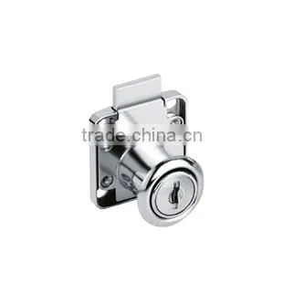 Zinc Drawer Lock, Office Desk Furniture Drawer Lock