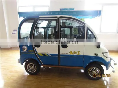 Top Sell 4 Seaters Solar Electric Car& Motorcycle, Scooter Electric &bike With Solar Panel(60V 1200W) photo-3