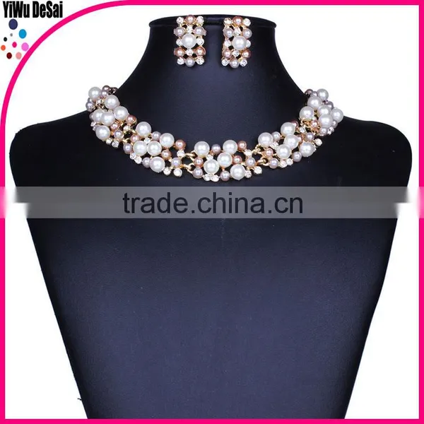 2015 Best Seller Jewelry Alloy Fashion Jewelry Beaded Necklace