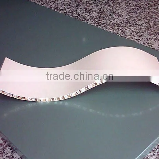 Customed Curved Aluminum Honeycomb Panel AHP1009