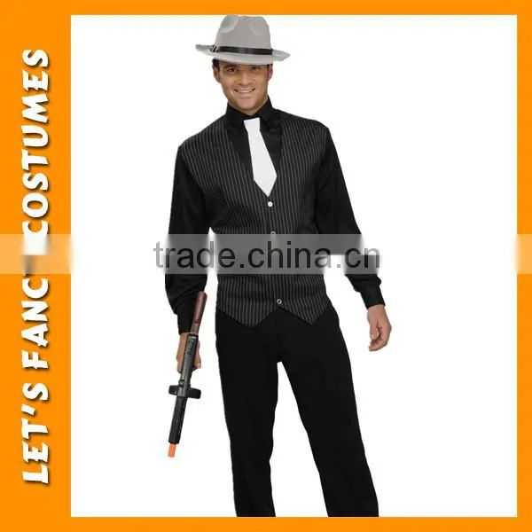 Mens White Disco Suit Costume PGMC1018 photo-4