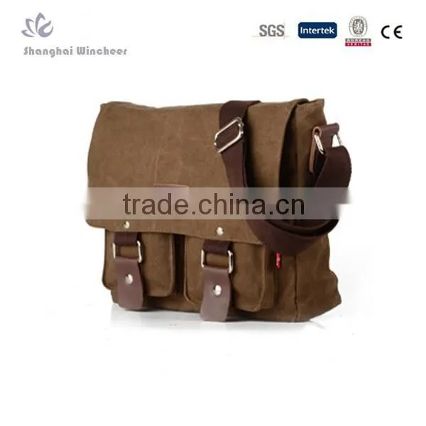 2015 Fashion Canvas Casual Shoulder Long Strap Bag for Make in China photo-2