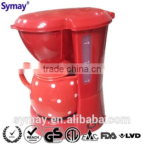 6 Cups Coffee Maker With Swing-out Funnel, With Permanent Filter, 0.75L, 120/220-240V, 50/60Hz, 650W photo-4