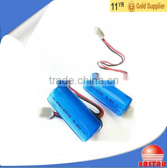 ER14335 Li-ion Battery 3.7v 1600mah Li-SOCl2 Cell Battery for Wholesale