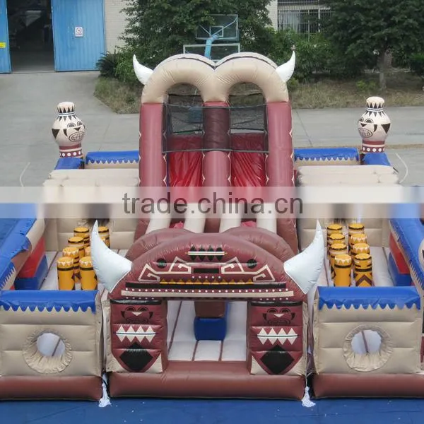 big inflatable slide game combo for kids