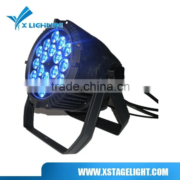 Colorful led par can 18*10W led stage par DMX led par led