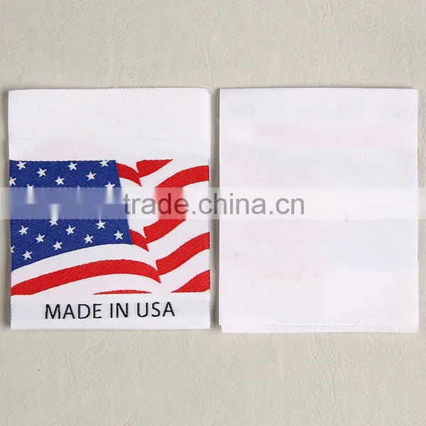 Flag Main Label With Center Folded for Army Shirt photo-2