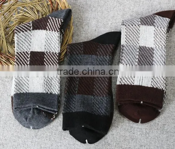 Checked Socks for Teenages, Checked Crew Socks,thin Cotton Socks for Winter