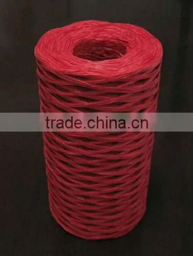 HOT SALE Black Paper Raffia Ribbon Cords Spool, Paper Raphia Cord photo-5