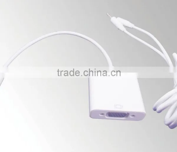 Micro USB 5pin MHL Adaptador VGA + Audio for Smart Phone photo-2