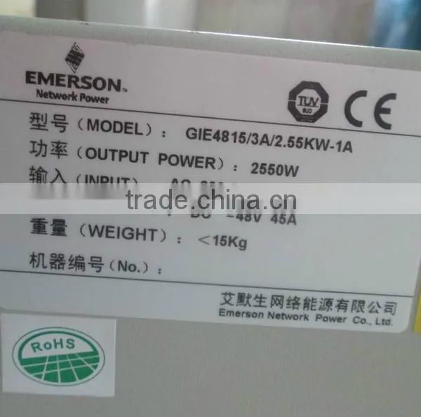 Emerson GIE4815 3A 2.55KW-1A (HRS850-9000C) Embedded Power System 45A(2550W) 3U DC Power HRS850-9000C photo-2