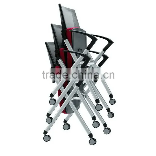 Sunshine Furniture Factory Cheap Pu Office Chair Adjustable Folding Armrest photo-5