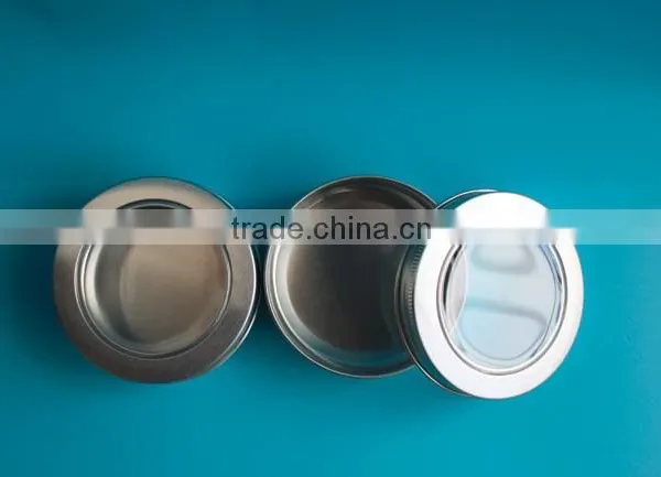100g/100ml Aluminum Tin With Window Top Cover photo-3