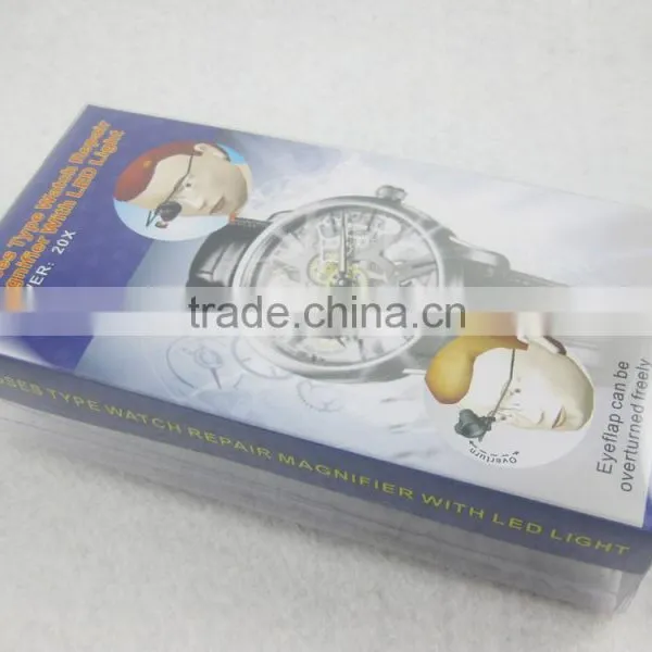 High Quality Optical Lens 2 LED Glasses Magnifier Wholesale for Repairing ,working,reading photo-6
