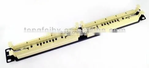 Telephone 50ports Loaded Cat3 Voice Patch Panel Pass Fluke photo-2