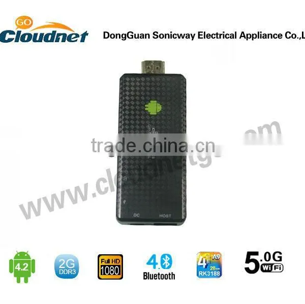 China Full hd Sex 1080p Porn Video Android 4.4 Mini pc tv Box RK3188 Quad Cpre CR9S With WIFI Bluetooth 4.0 TV Stick photo-4