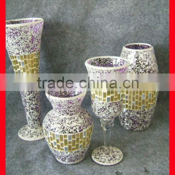 Glass Mosaic Vase