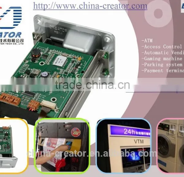 Чип-карта RFID игровой считыватель карт с ручным вставлением модели CRT-288