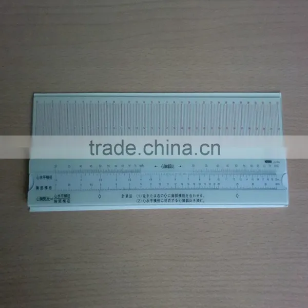 Useful Resin Cardiothoracic Ratio Scale as Medical Ruler From Japanese Supplier