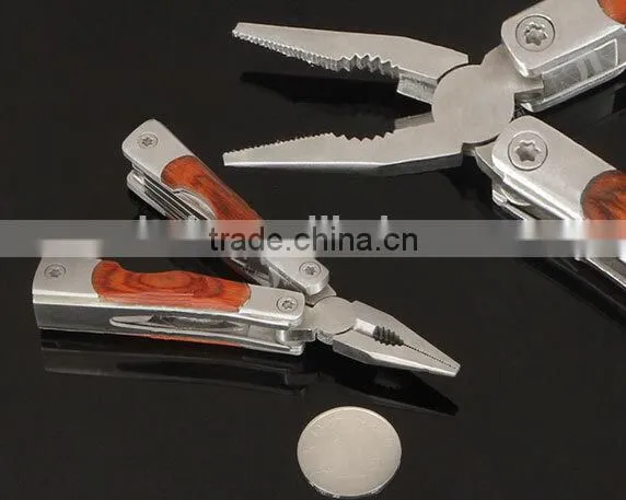 OEM Wooden Handle Pliers With Stainless Steel photo-3