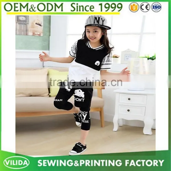 Custom High Quality Outdoor Sportwear Dry Fit Fastion Kid's Tracksuit photo-3