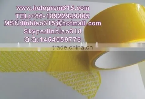 Strong Self-adhesive VOID Seal for Packaging in Dongguan