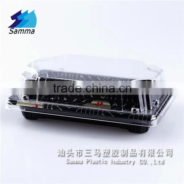 SM1-1100B Plastic Mini Sushi Tray Sushi Box Disposable photo-2