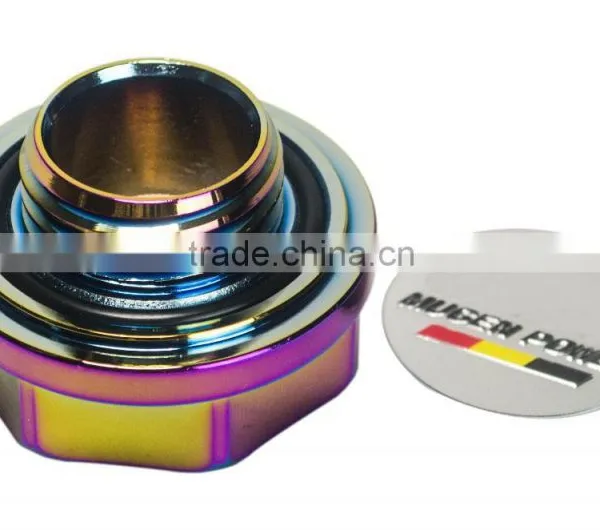 Neo Chrome Racing Oil Filter Cap Engine Tank Cover photo-2