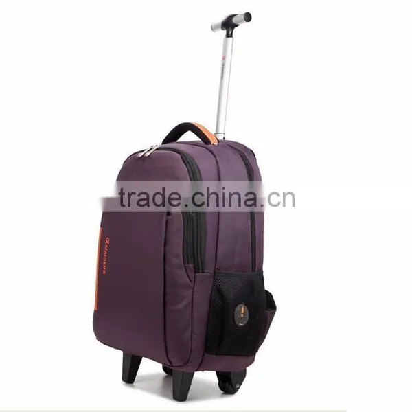 2015 Fashion Trolley Backpack With Wheels photo-4