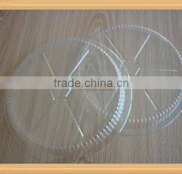 7" 8" 9" Clear Round Plastic Dome Lids photo-3