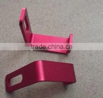 Red anodizing stamping and bending aluminum sheet metal anodizing