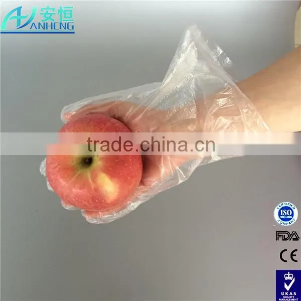 100 Disposable Gloves Plastic Cleaning Gardening Garden Home Medical Salon PE Gloves photo-3