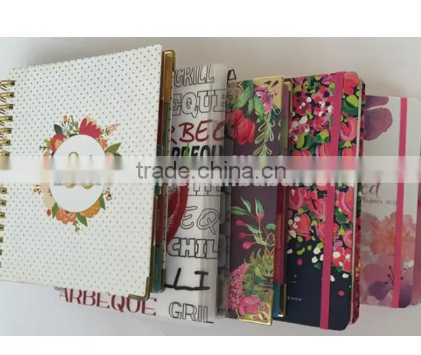 Spiral Agenda 2017 Daily Planner With Colorful Custom Printing photo-4