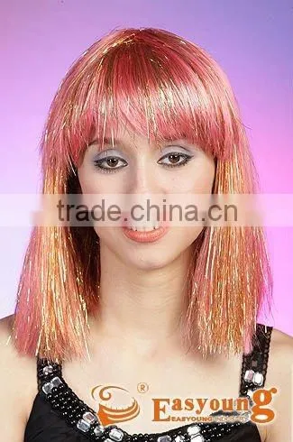 Tinsel Wigs, Cheap and Hotsell Party Wigs,football Fans Wig, Festival Gift photo-3