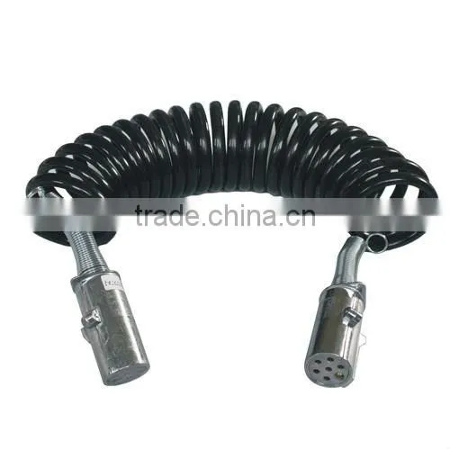 15 Pin Trailer Spiral Coil For Caravan Towing Towbar photo-4
