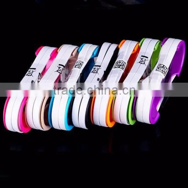 For Iphone 6 Usb Cable With Double Color Noodle Cable Mobile Phone Accessories photo-5
