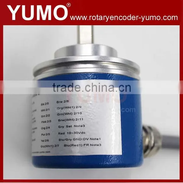 YUMO ASC5810G58mm 10mm 10 Bit SSI 5V 24V IP56 Custom Made SSI Encoder Manufacturers Absolute Rotary Encoder photo-2