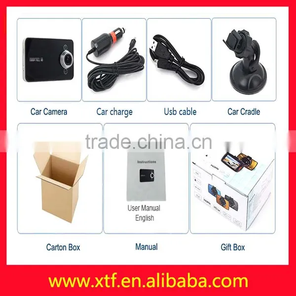 G-sensor K6000 Motion Detection Loop Recording Mini Hidden Car Camera Mini Camera photo-4