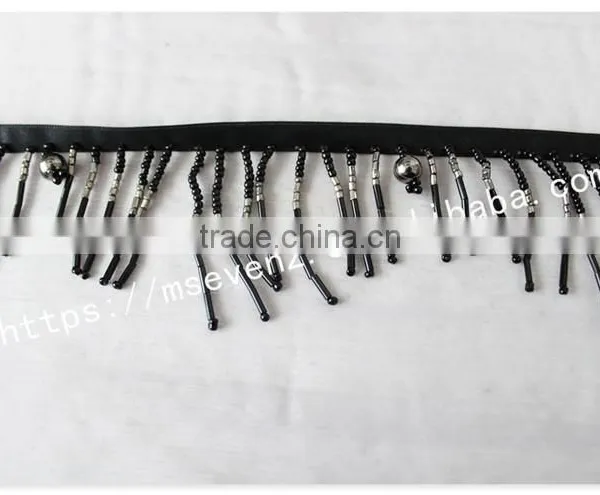 Vogue 6cm Width Handmade Beaded Decorative Fringe Trim Wholesale photo-2