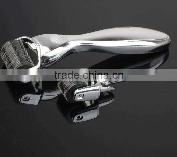 Professional Body Massager 1200 Needles Stainless Golden Micro Needle Therapy Derma Roller photo-2