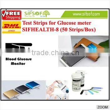 Glucose Test Strips for SIFHEALTH-8 Glucometer/ Clinical Analytical Instruments