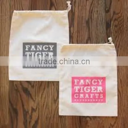 Cotton Made Pouch Bag Custom