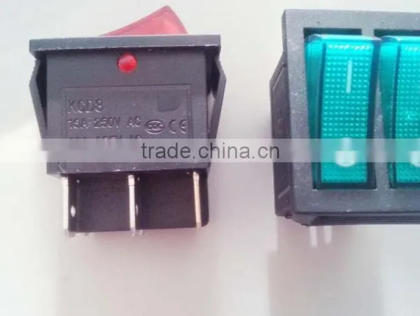 Double Press Botton Thermostat Switch 16A 250v Oven Dump Switch With CE Red and White photo-2