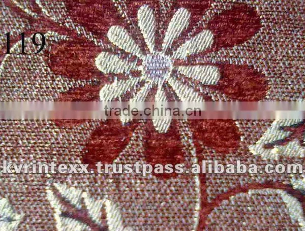 Velvet Jacquard Curtain Fabric