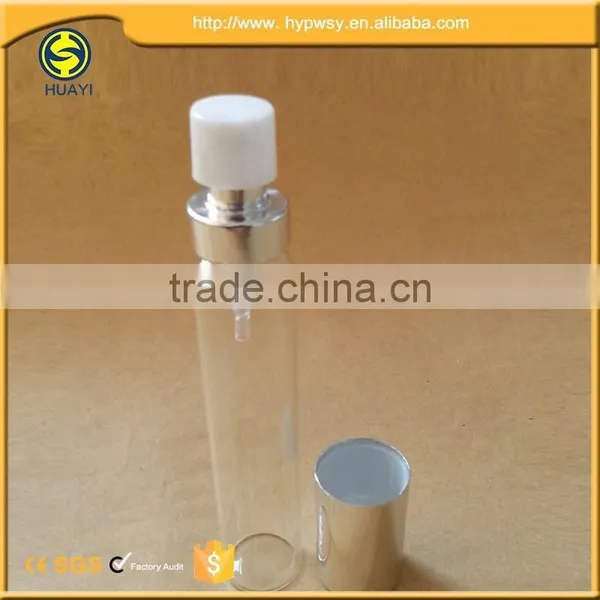 Tube Glass Bottle for Perfume With Mist Sprayer